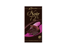 TABLETTE NOIR 72% BISCOCHOC 100G